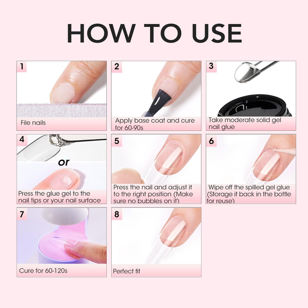 Curvlife forme amande, élégance naturelle pour ongles.