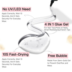 Kit CurvLife deux pièces pour une installation pratique et économique des ongles.
