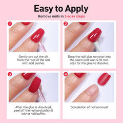 CurvLife kit retrait rapide des ongles, pratique pour salon à domicile.