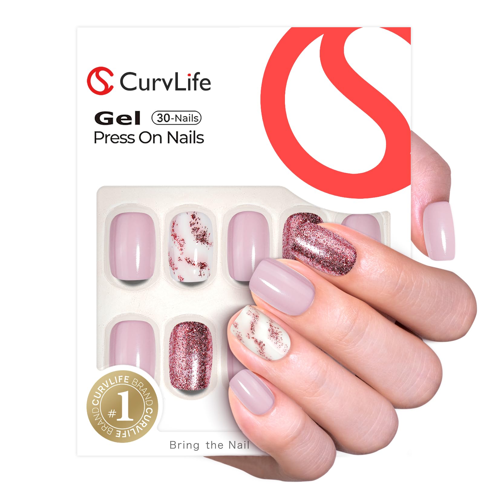 Lime à ongles CurvLife double-face pour ajustement précis