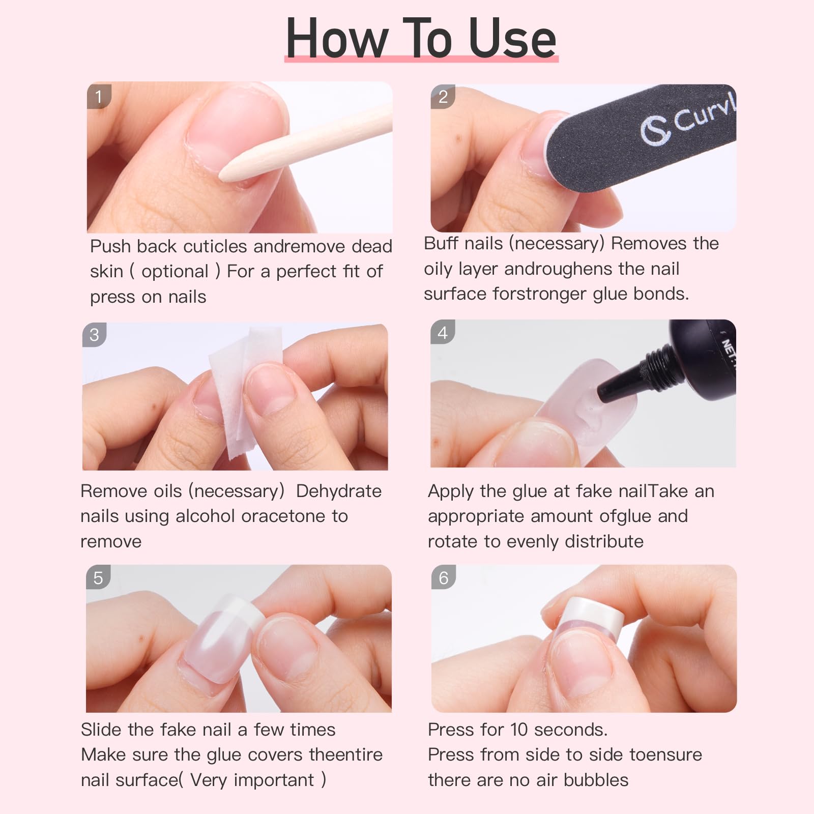 CurvLife manucure-ongles-a-poser : résultat pro à domicile.