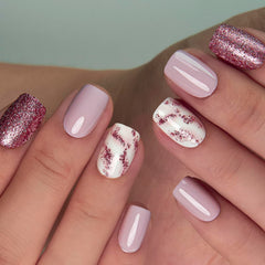 Ongles CurvLife autocollants naturels avec fini brillant discret