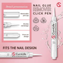 CurvLife stylo retrait avec embout fin pour application précise
