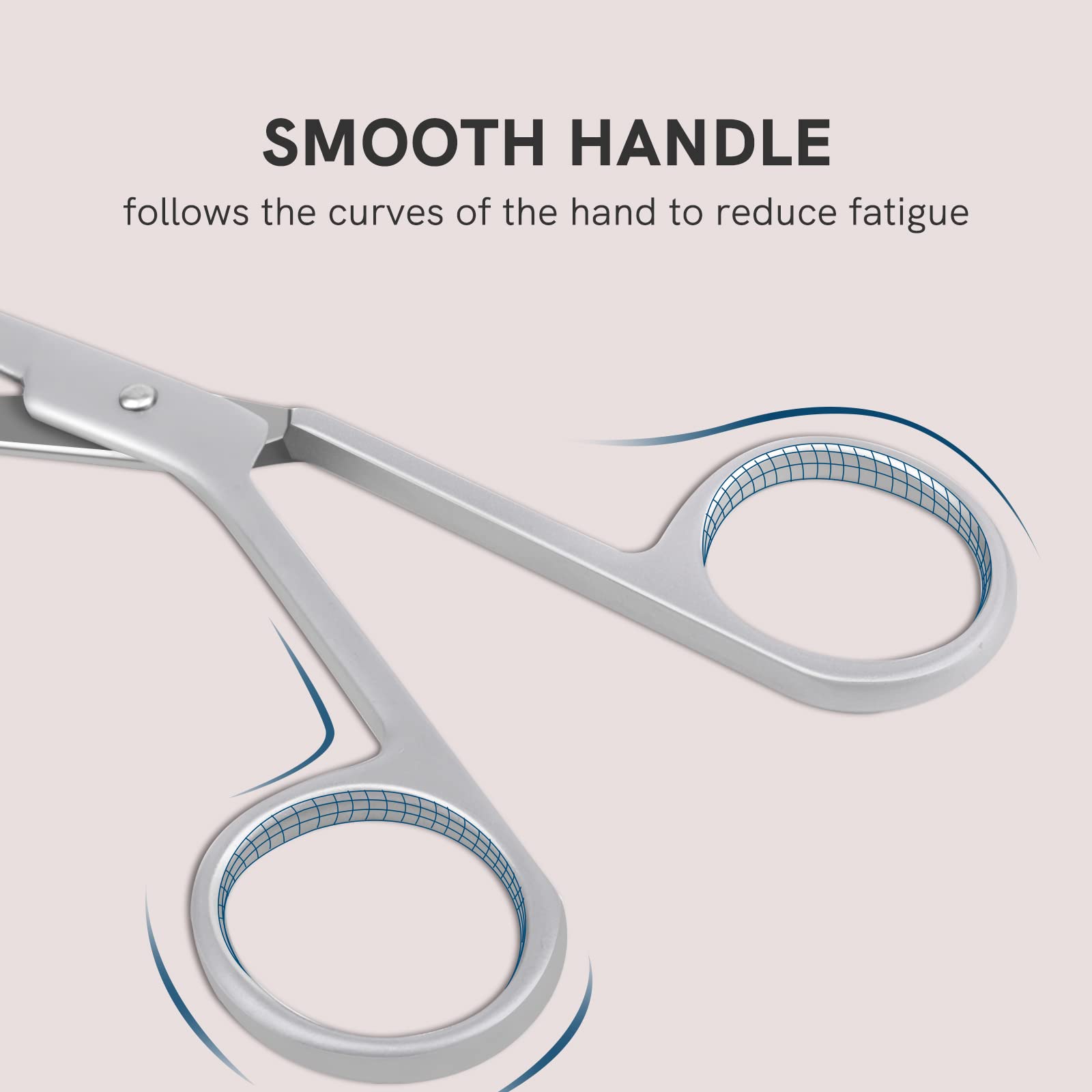 Cut it Pinces-Ciseaux pointe droite: prise et extraction de poils fins.