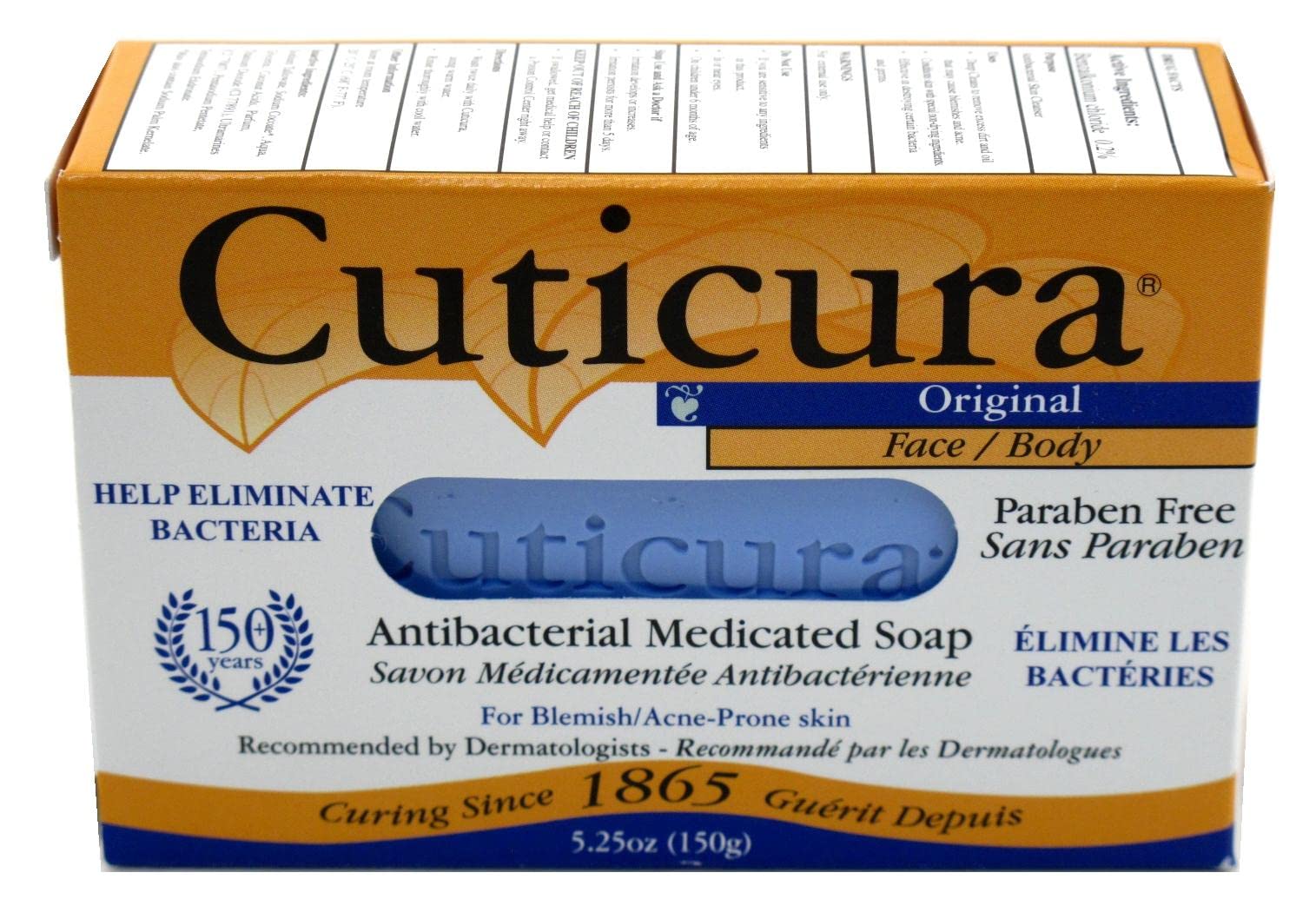 Barre Cuticura Original dans son support, prêt à utiliser.