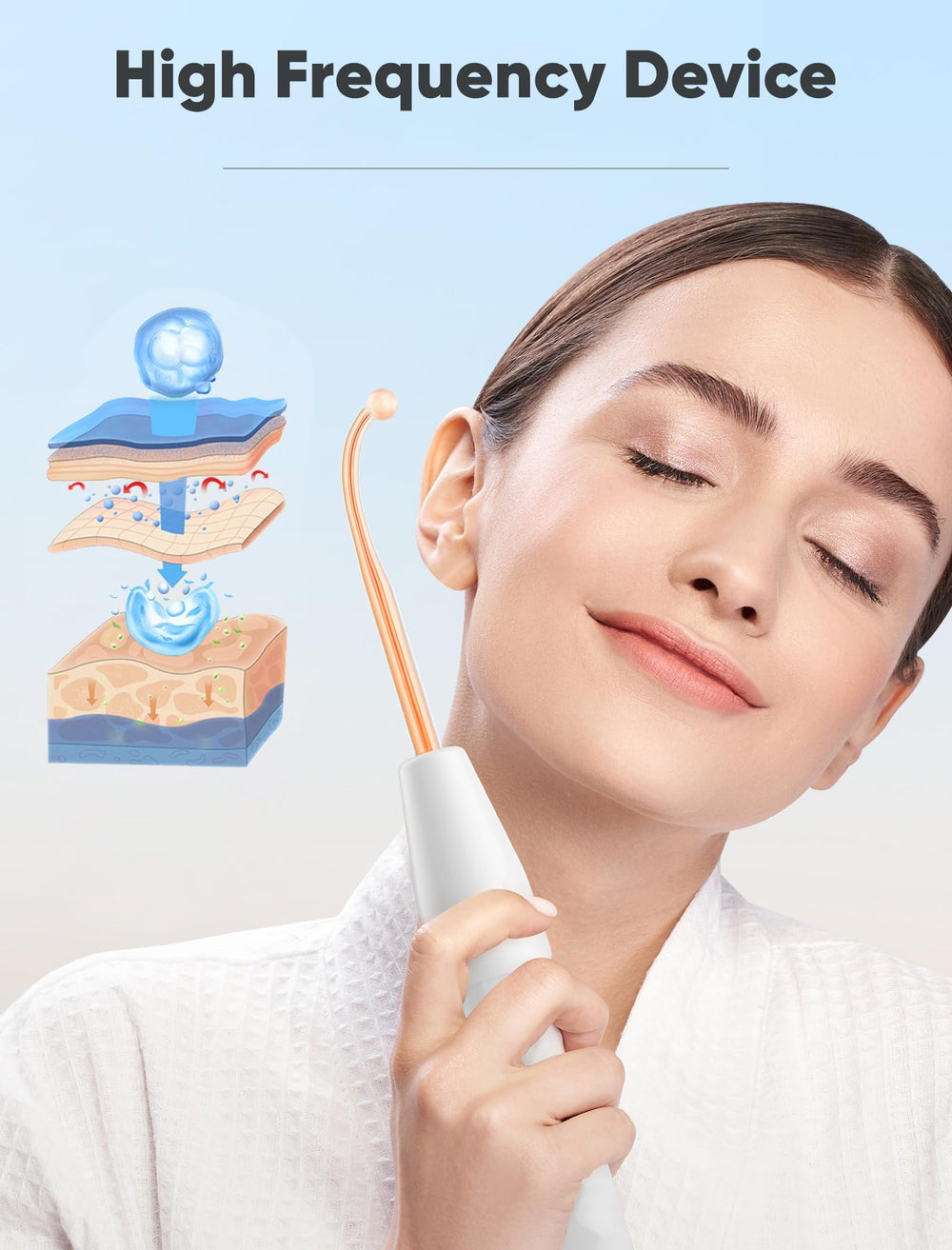CUTIEWORLD Haute Fréquence – étui et recharge pratique pour voyager.