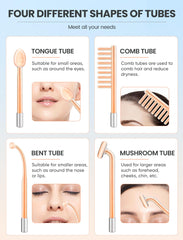 CUTIEWORLD Haute Fréquence – utilisation ciblée sur le visage pour des séances rapides.