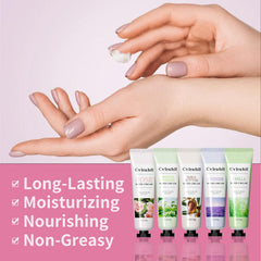Cvirahll crème mains vanille, tube portable 30 ml, douceur rapide