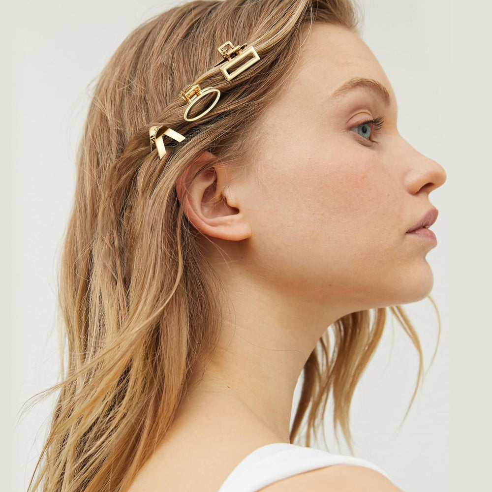 CWJCYTNSN pinces-cheveux mini-or: pratique et polyvalente pour plusieurs styles.