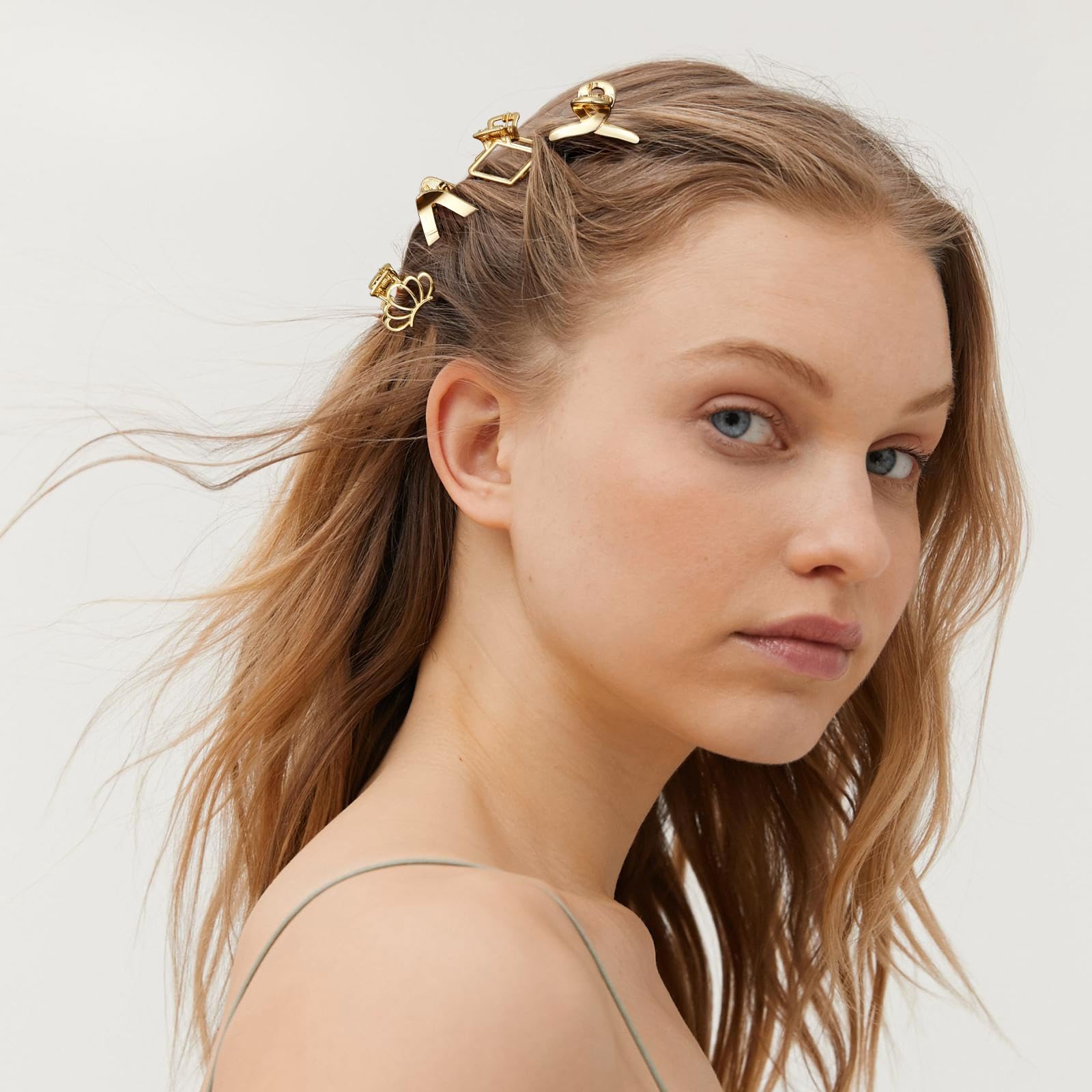 CWJCYTNSN pinces-cheveux mini-or: cadeau idéal pour femmes et filles.