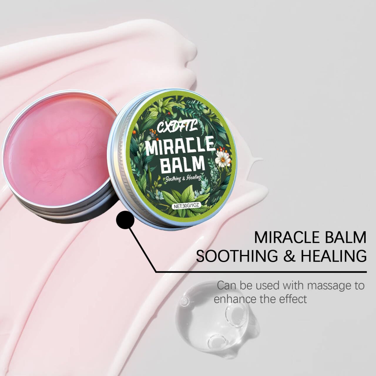 Massage des mains avec CXDFTL Miracle Balm