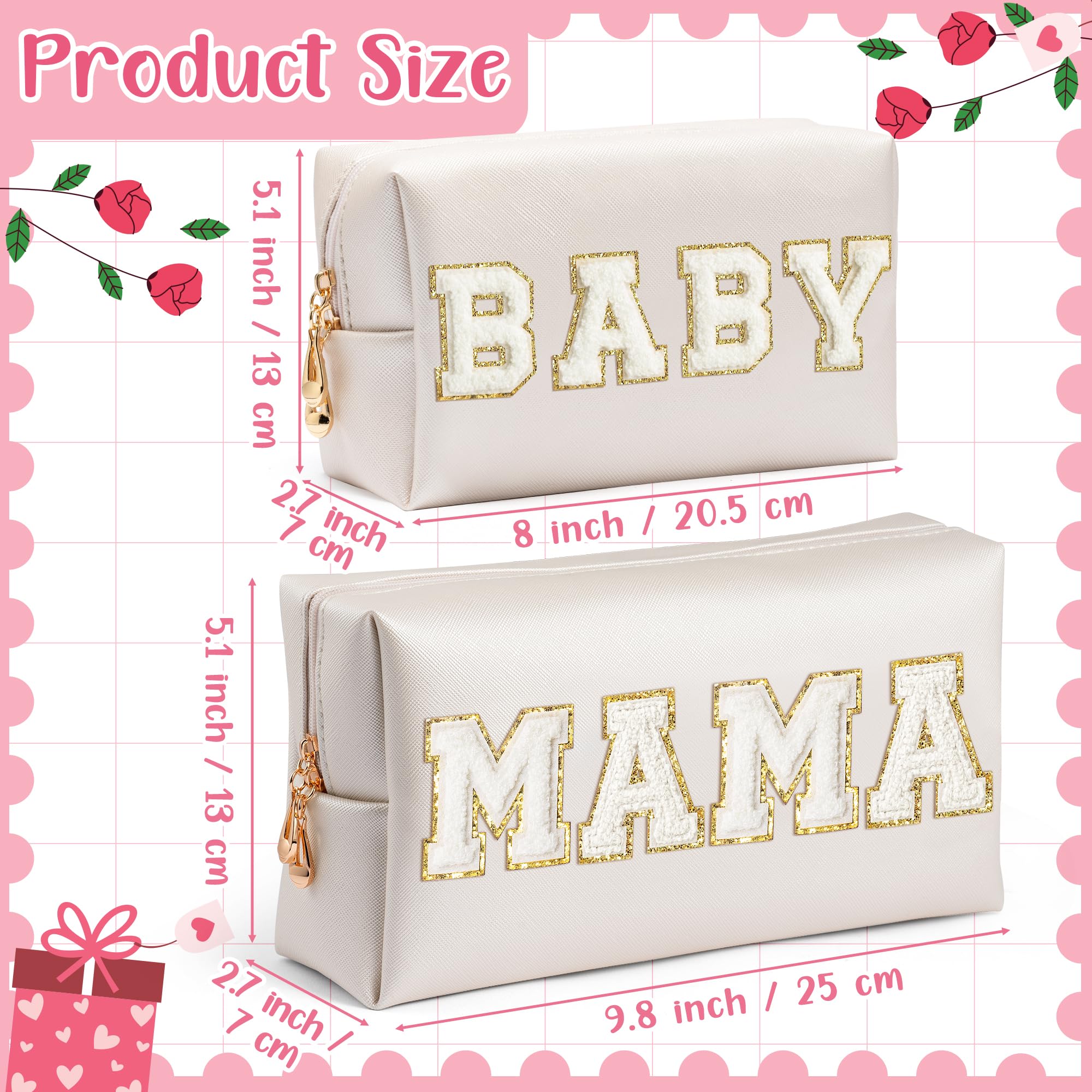 CY2SIDE ensemble maquillage MAMA BABY chenille, pratique et coordonné pour mère et enfant.