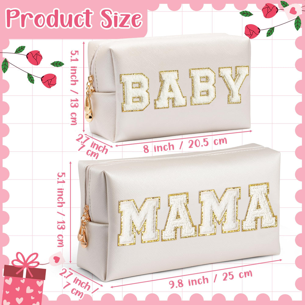 CY2SIDE ensemble maquillage MAMA BABY chenille, pratique et coordonné pour mère et enfant.
