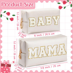 CY2SIDE ensemble maquillage MAMA BABY chenille, pratique et coordonné pour mère et enfant.