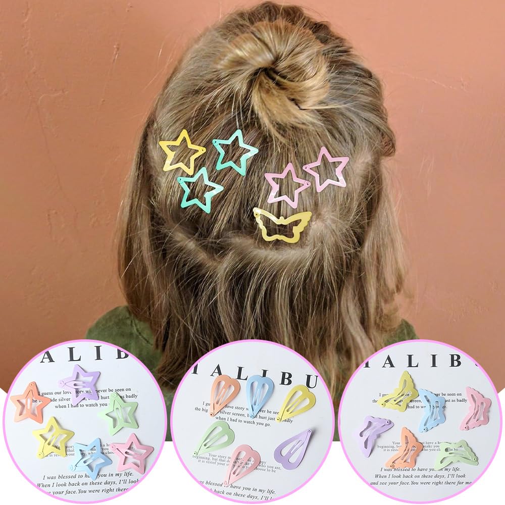 CYBAUG clips cœur, petit accessoire mignon pour réhausser une coiffure
