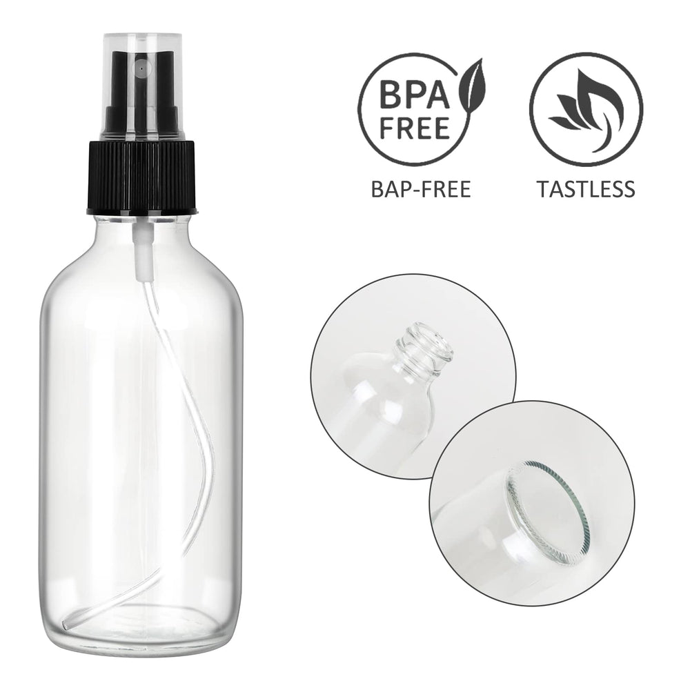 CycleMore ensemble bouteilles 4oz avec 2 entonnoirs et brosse inclus pour remplissage facile