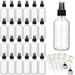 CycleMore bouteilles en verre 4oz avec pulvérisateur fin pour soins personnels