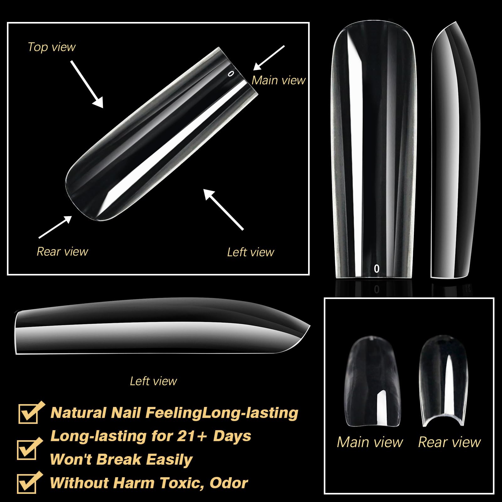 Cycullinyt: tips ongles extensions, application facile et rapide.