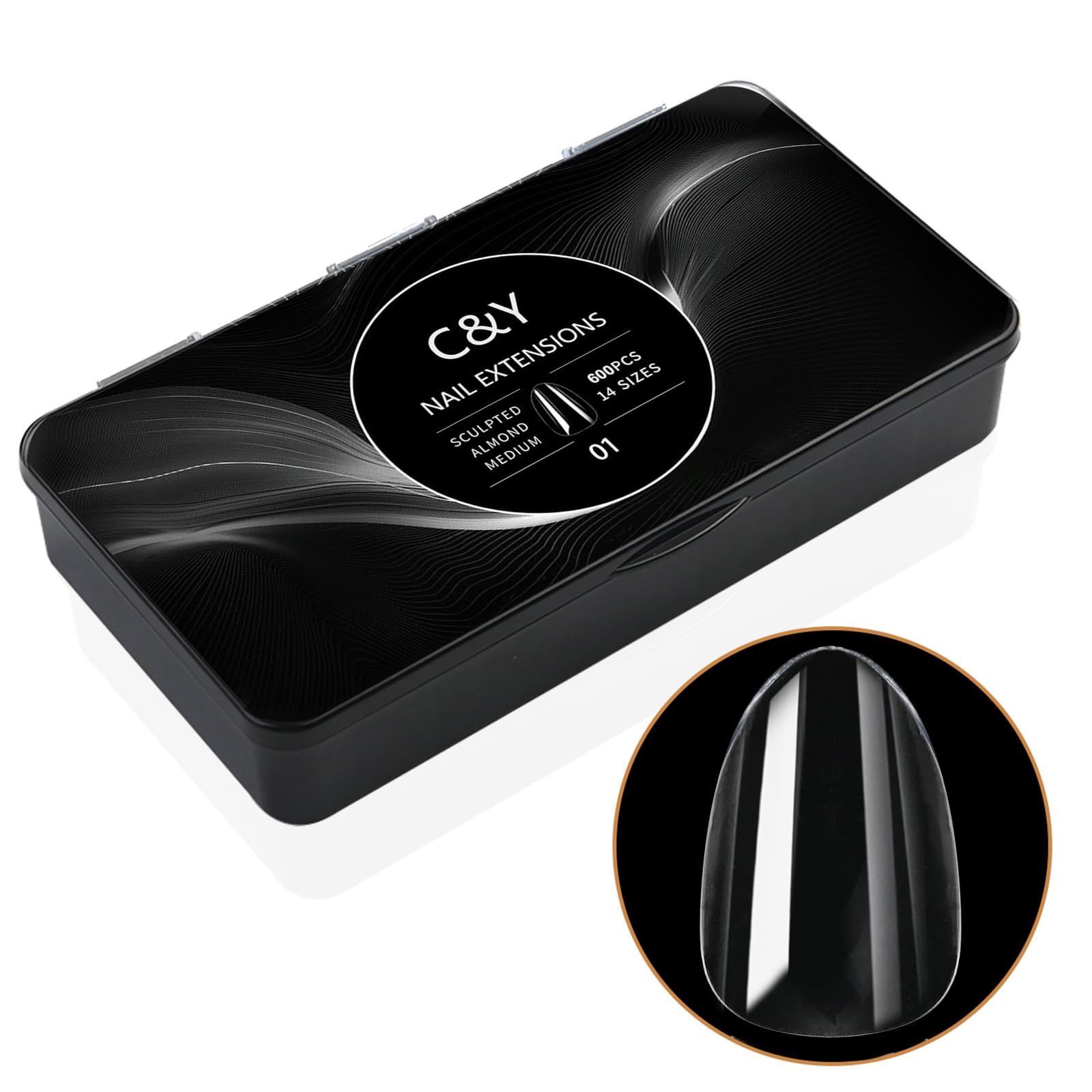 Cycullinyt tips ongles soft gel amande medium; pose rapide et naturelle