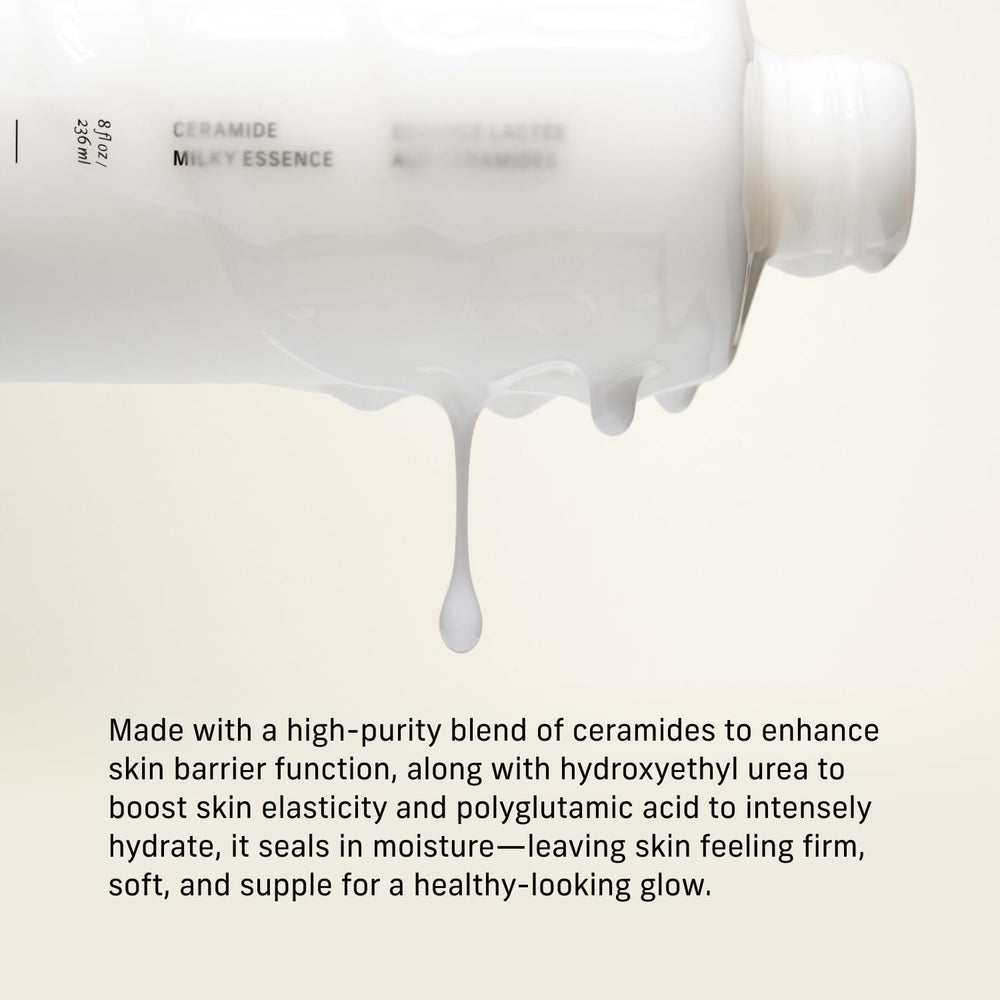 CYKLAR Ceramide Milky Essence, application mains, soin quotidien doux.