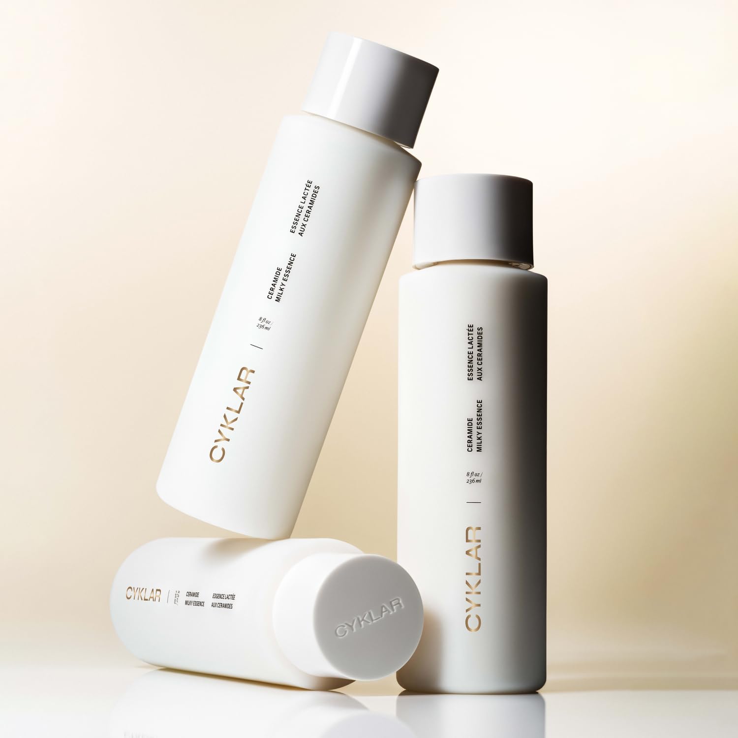 CYKLAR Ceramide Milky Essence, usage quotidien sur le corps, superposer avec d'autres crèmes.