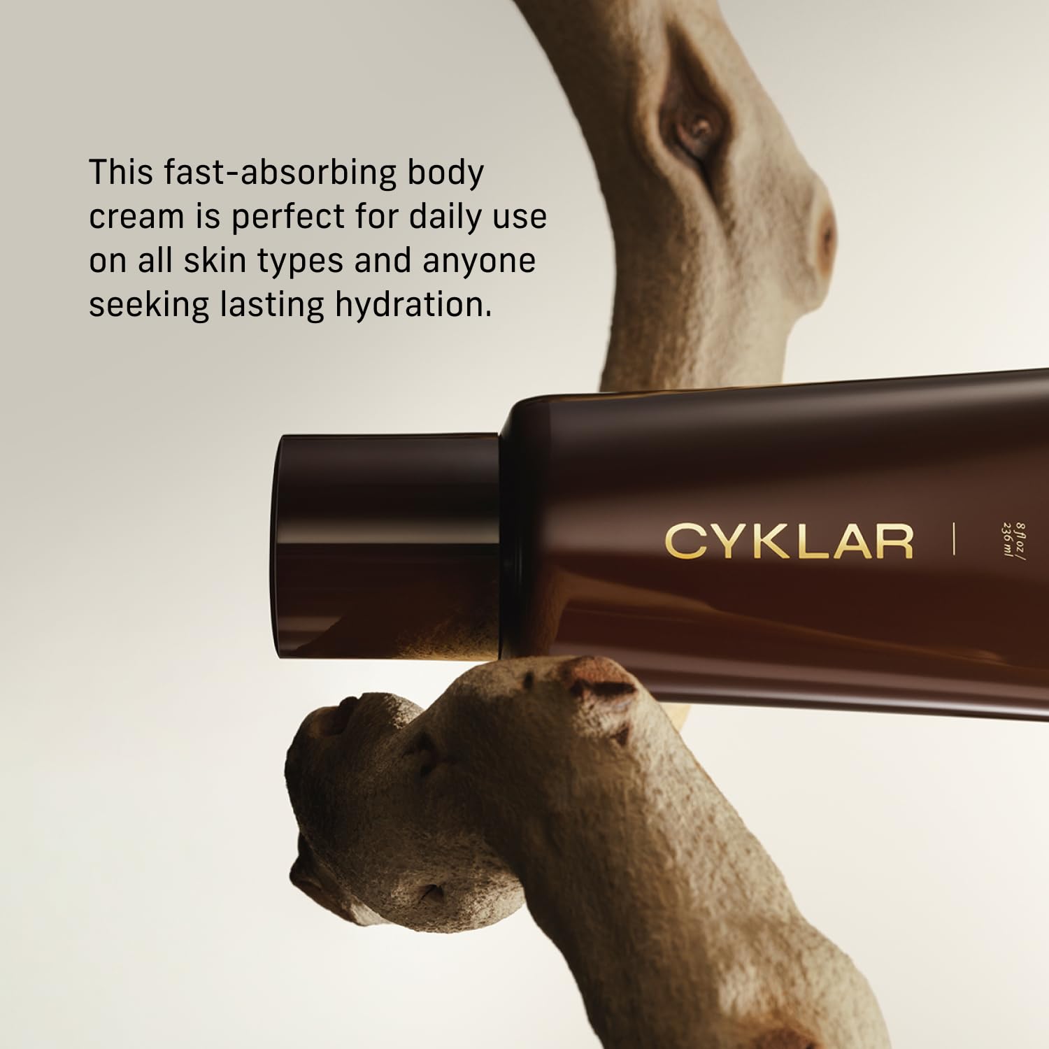 CYKLAR Crème corporelle parfum Santal Sacré pour douceur durable