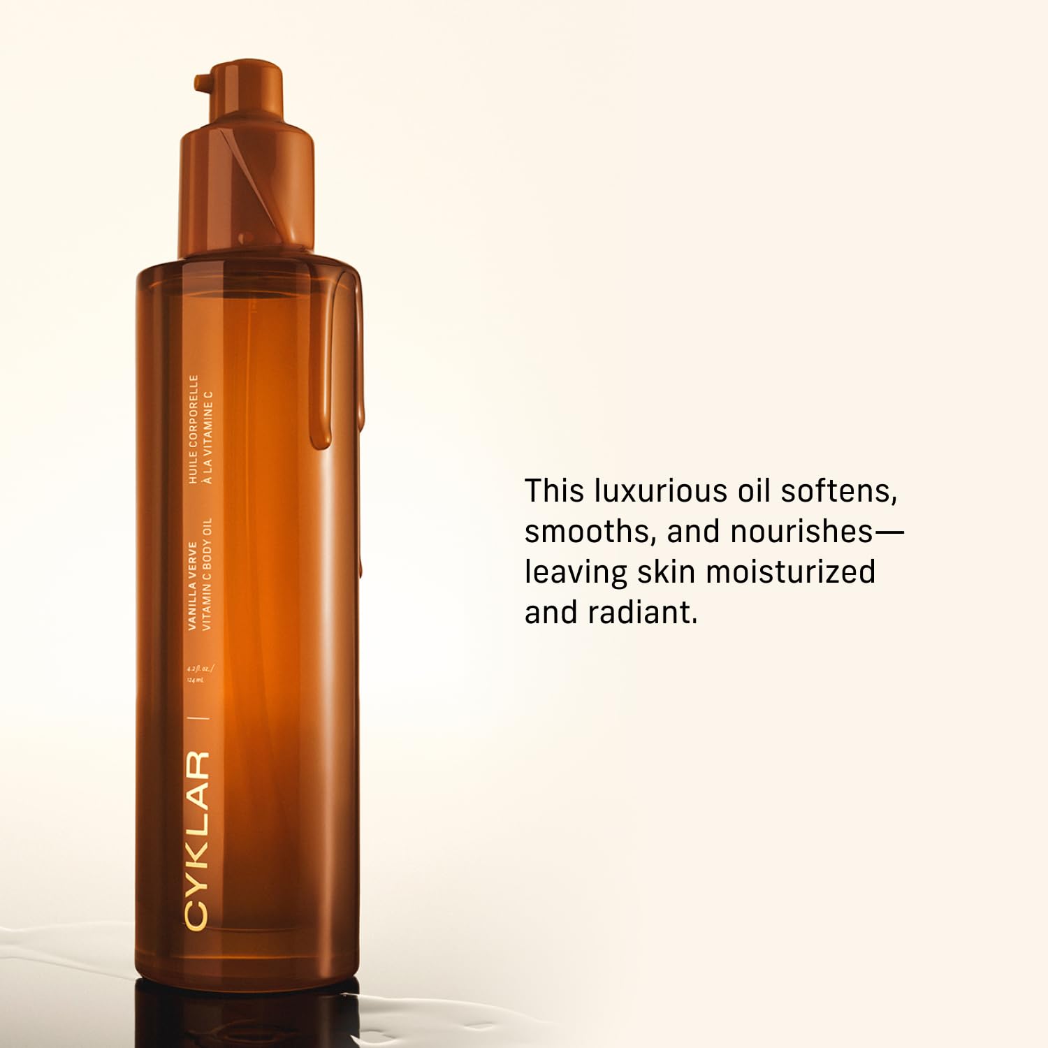 CYKLAR huile corps Vitamine C — absorption-rapide-sans-residu pour peau nourrie