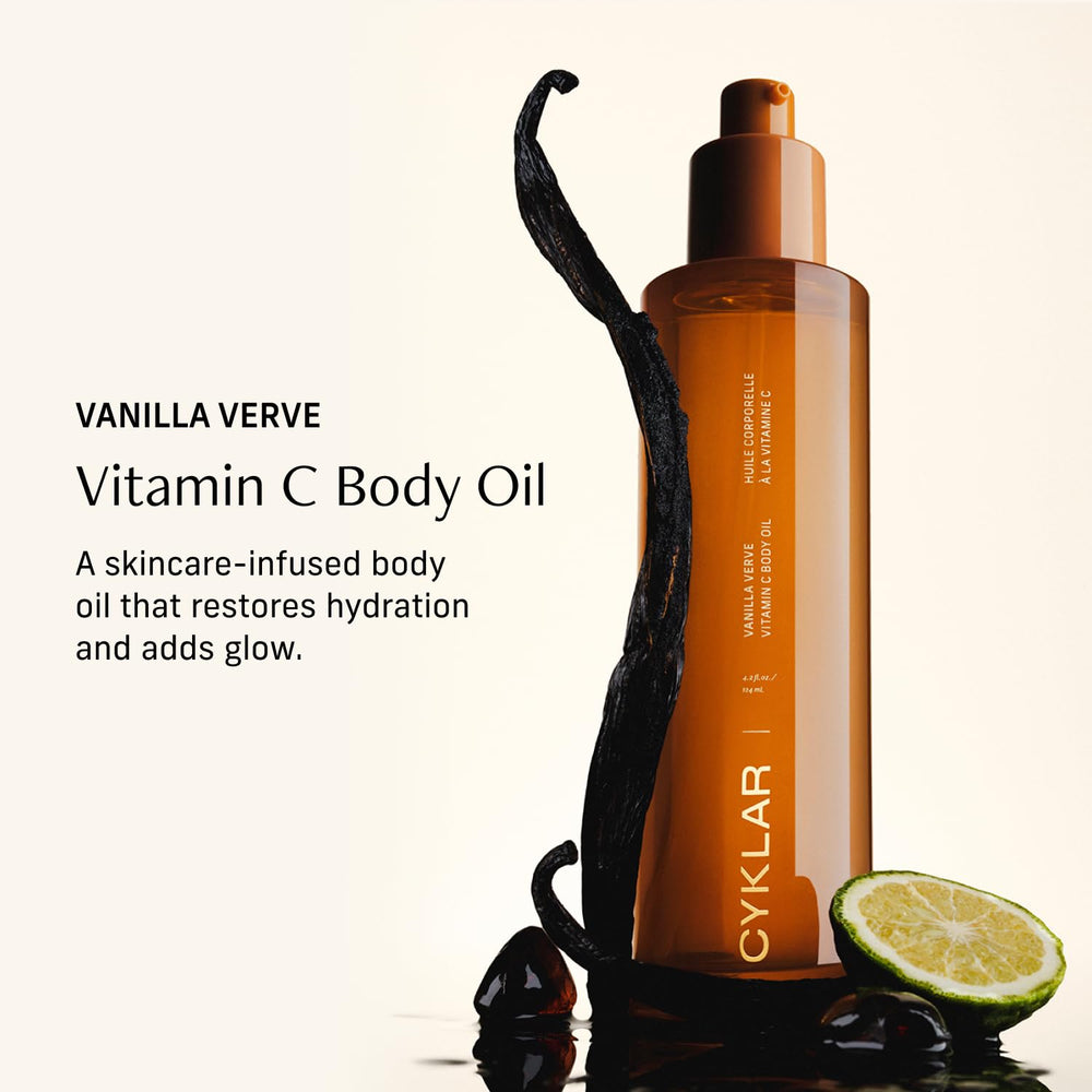 CYKLAR huile corps Vitamine C — application-apres-douche pour absorption rapide