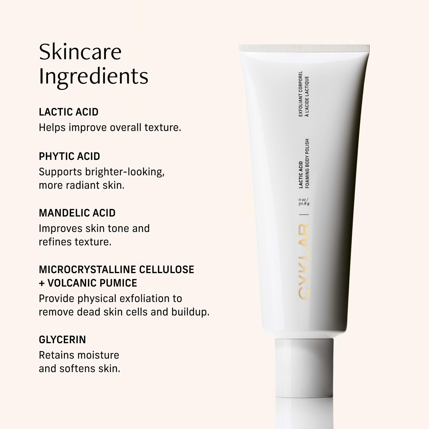 CYKLAR sans parfum – soin exfoliant adapté à tous types de peau