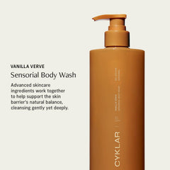 CYKLAR Sensorial Bain-Corps: mousse onctueuse prête à nourrir la peau.