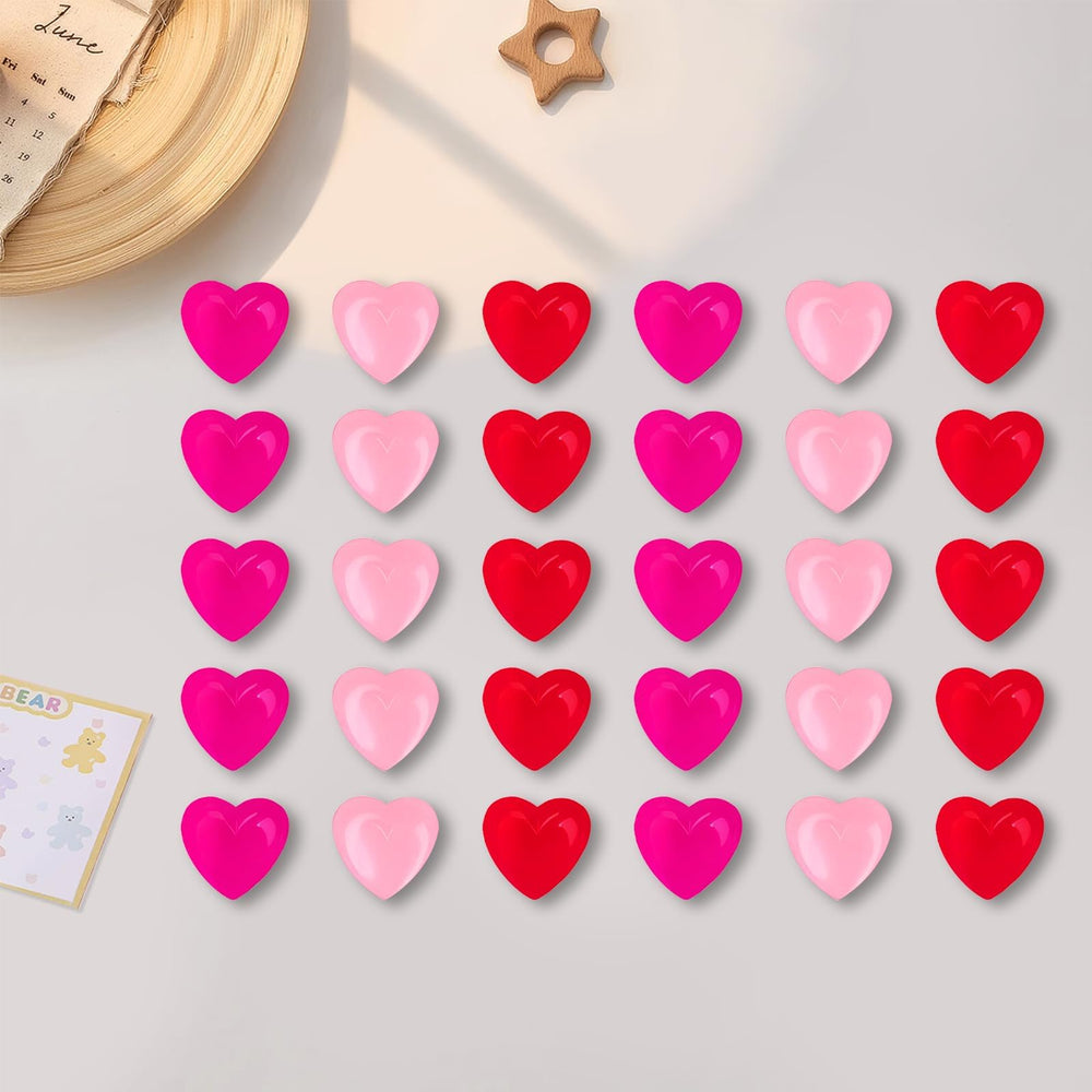 CYUXING clip coeur strass mini rose, parfait pour fêtes et occasions spéciales.