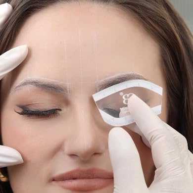 CZJOOY règle mesures précises PMU pour personnaliser la forme des sourcils.