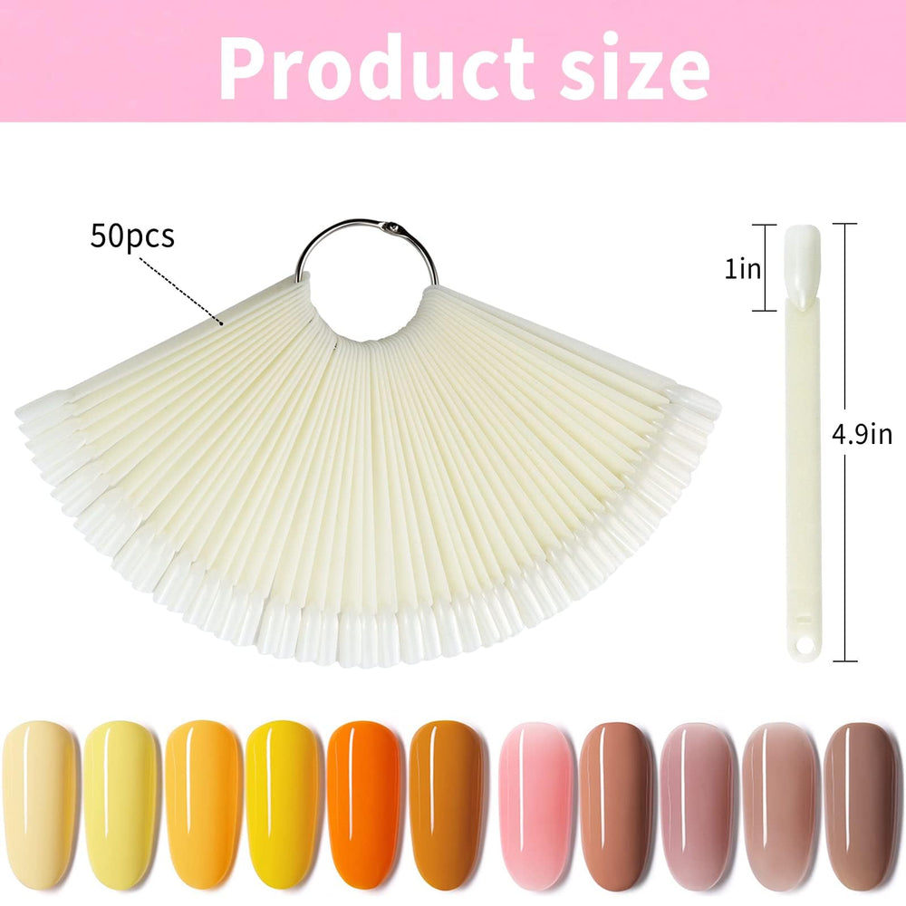 Échantillons d'ongles CZWESTC, palette de teintes visibles, pratique pour sélection client.