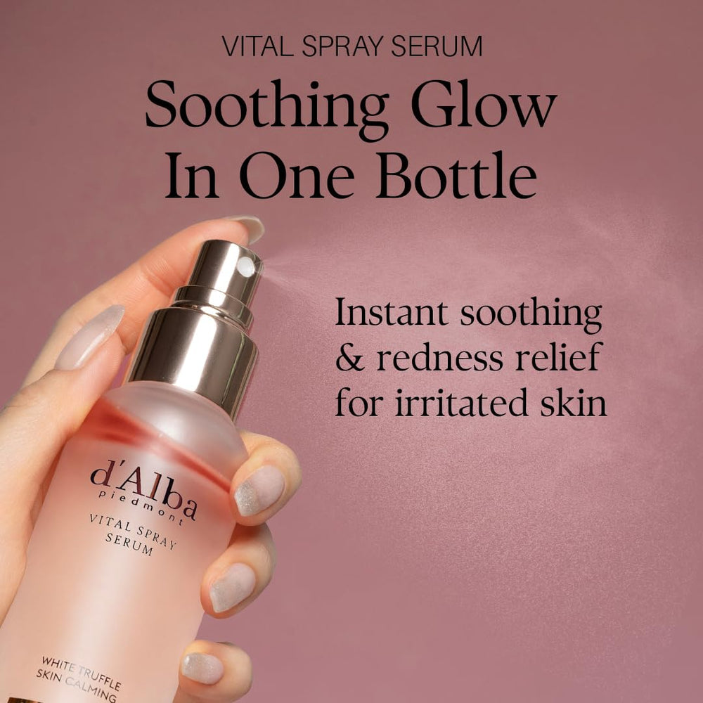 Brume hydratante polyvalente utilisable comme tonique et fixation.