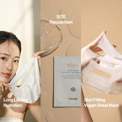 Couches d'hyaluronique pour une hydratation durable par D'alba Piedmont.