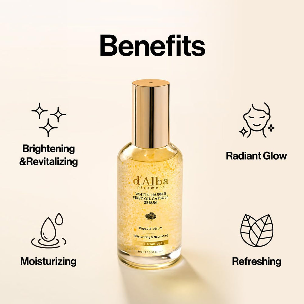 Sérum d'alba Piedmont ceramides et vitamines pour revitalisation.