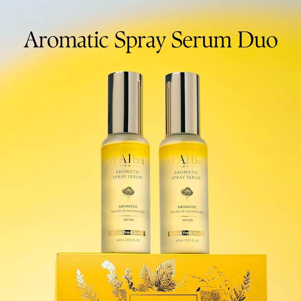 d'alba Piedmont flacon-serum-aromatique, brume légère pour hydrater et rafraîchir la peau.