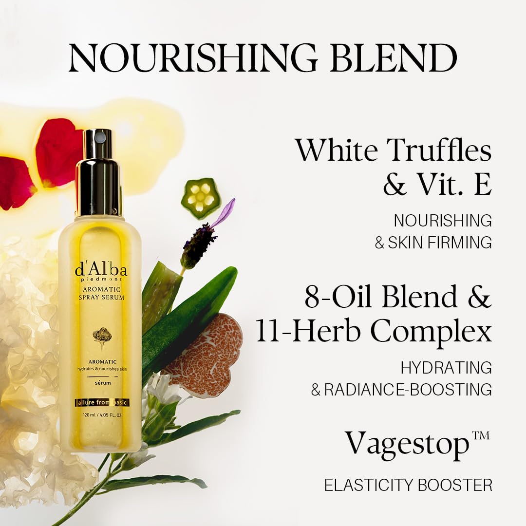 d'alba Piedmont parfum-floral-poudre, notes vanillées pour une douceur quotidienne.