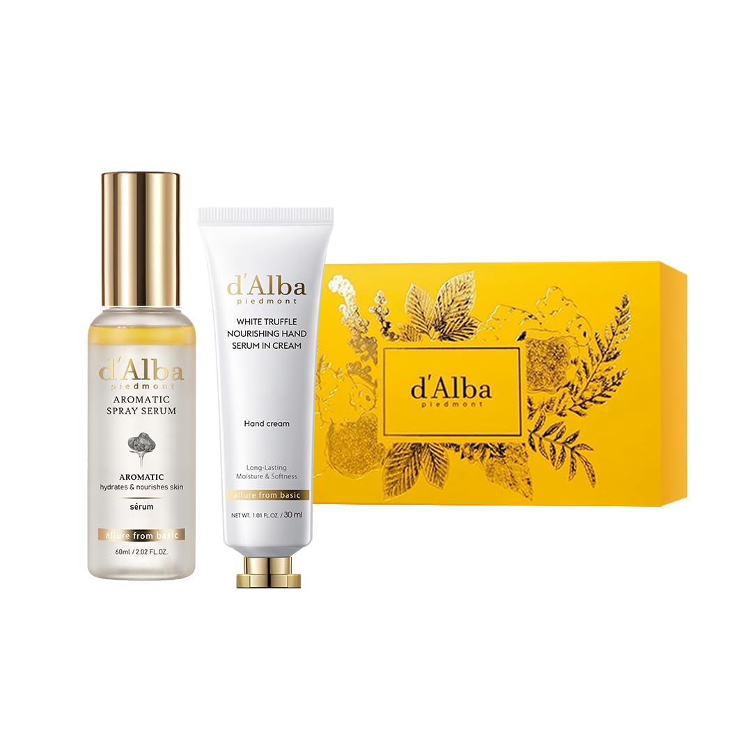 Sérum aromatique d'alba piedmont – bouteille élégante, hydratation durable pour le visage.