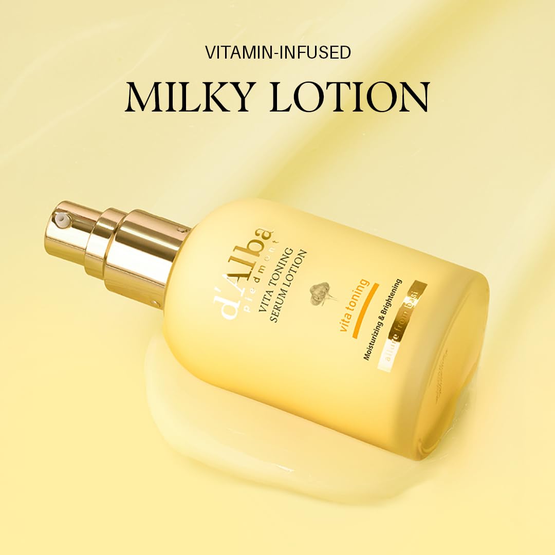 application du Sérum-Lotion Truffe Blanche de d'alba Piedmont sur les mains, absorption rapide.