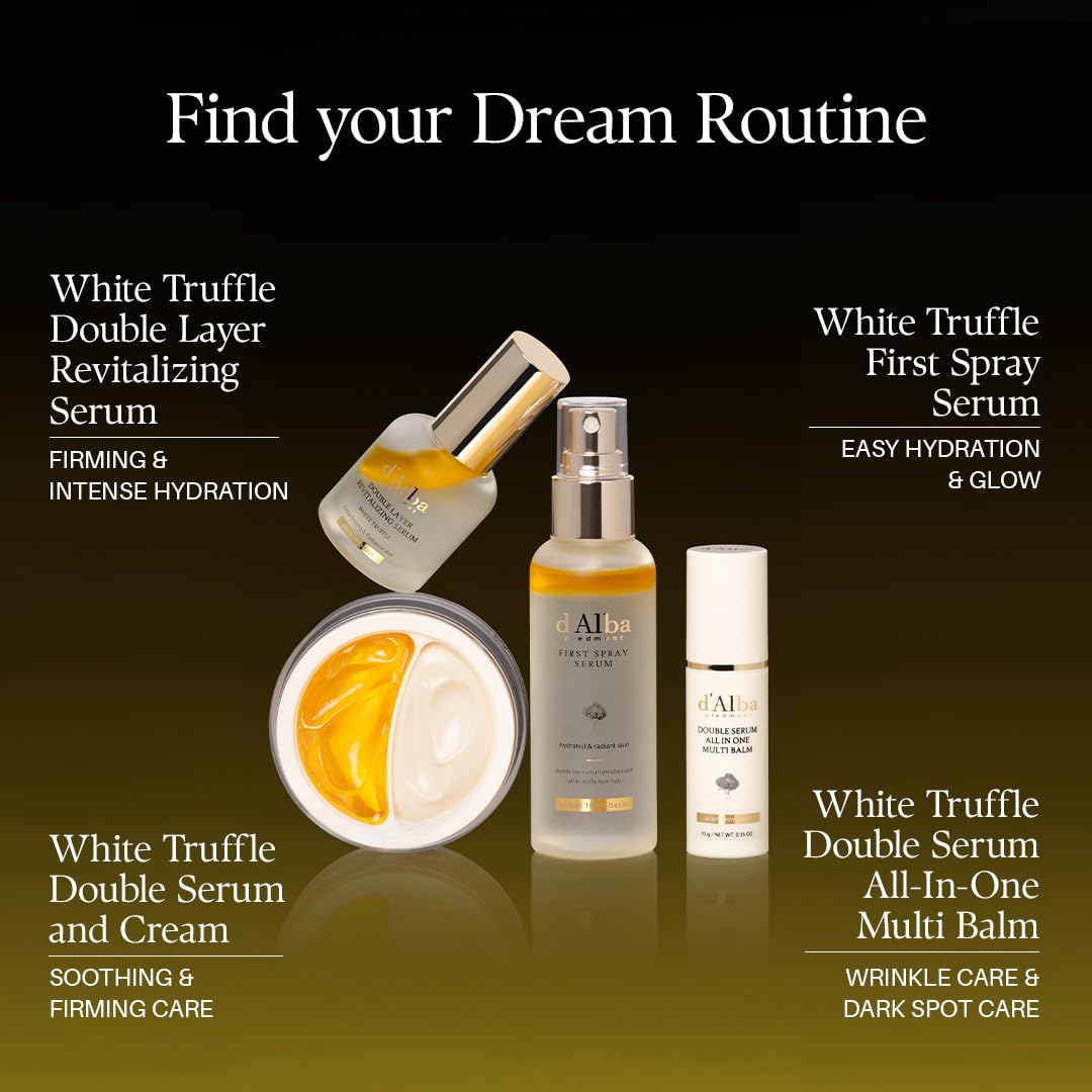 Routine quotidienne simplifiée avec d'alba Piedmont pour une peau revitalisée.