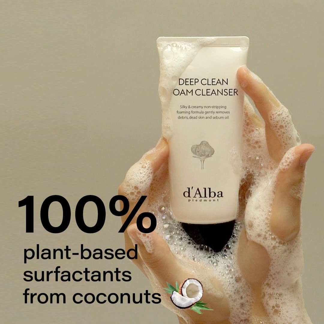 d'alba Piedmont surfactants coco 100% végétaux, mousse riche