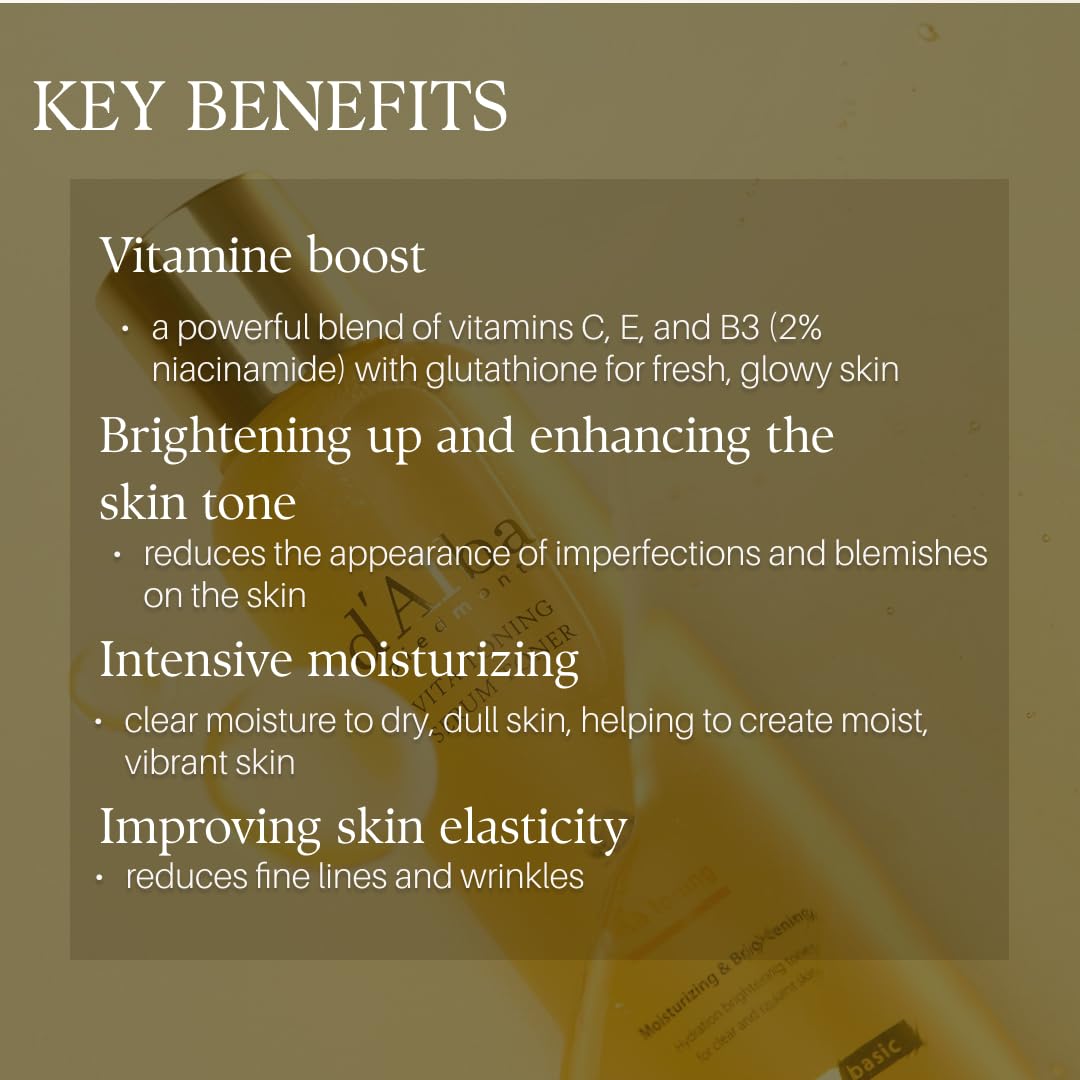 d'alba Piedmont texture peau lisse après application du tonique-serum.