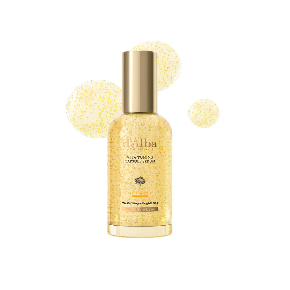 d'alba Piedmont Vita Capsule Serum — bouteille lumineuse pour une hydratation ciblée