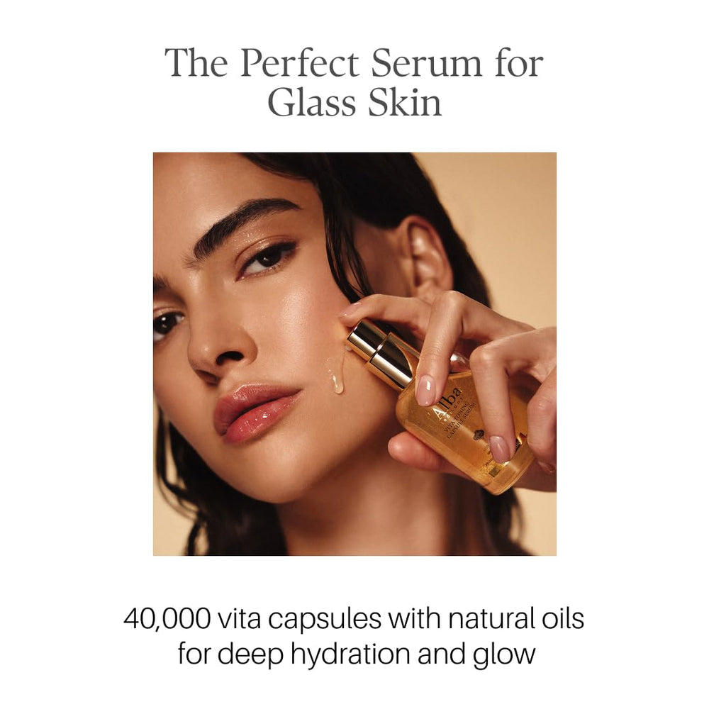 d'alba Piedmont Vita Capsule Serum — extrait eau de rose Damask pour nourrir et éclairer