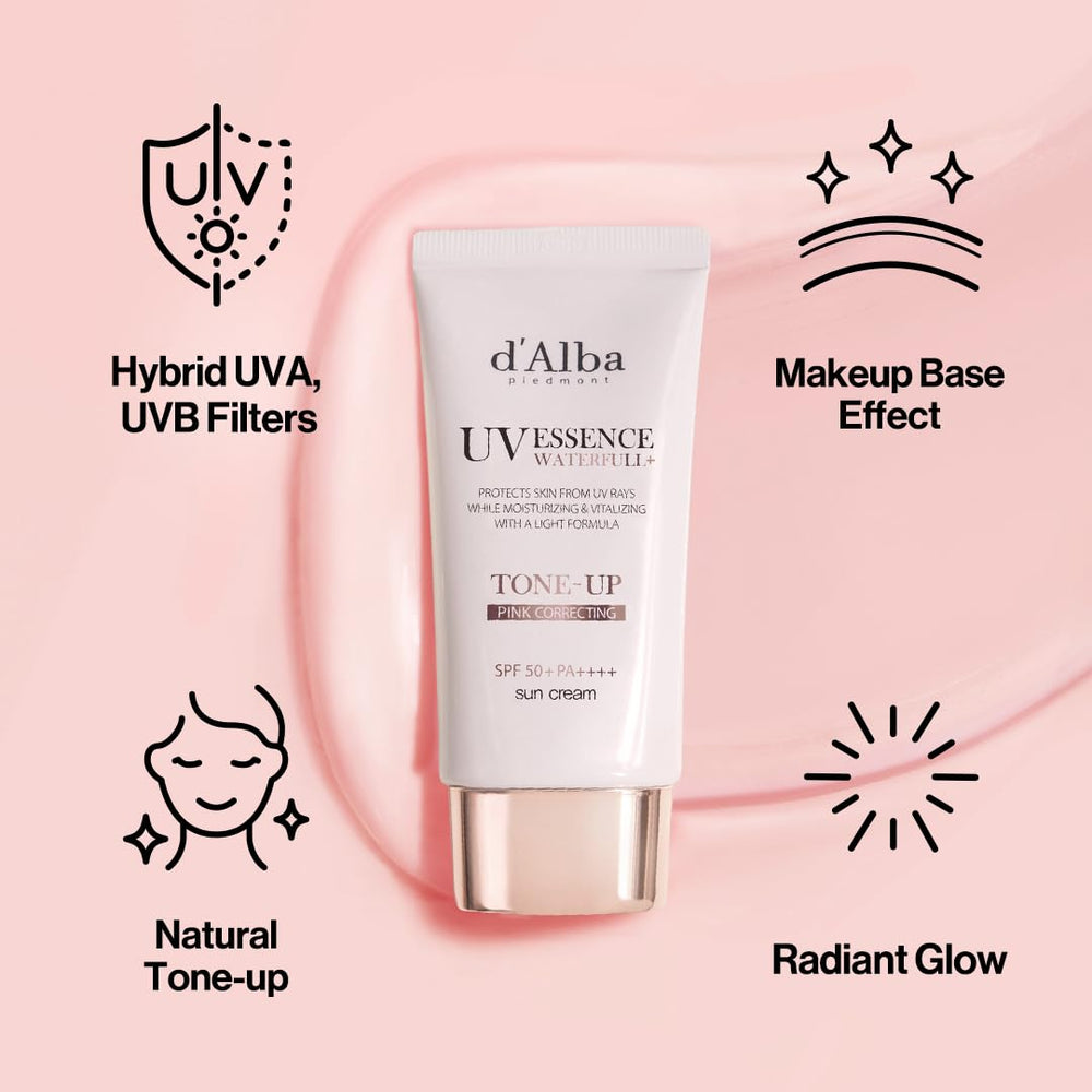 Base maquillage légère grâce à sa teinte rosée et fini lumineux