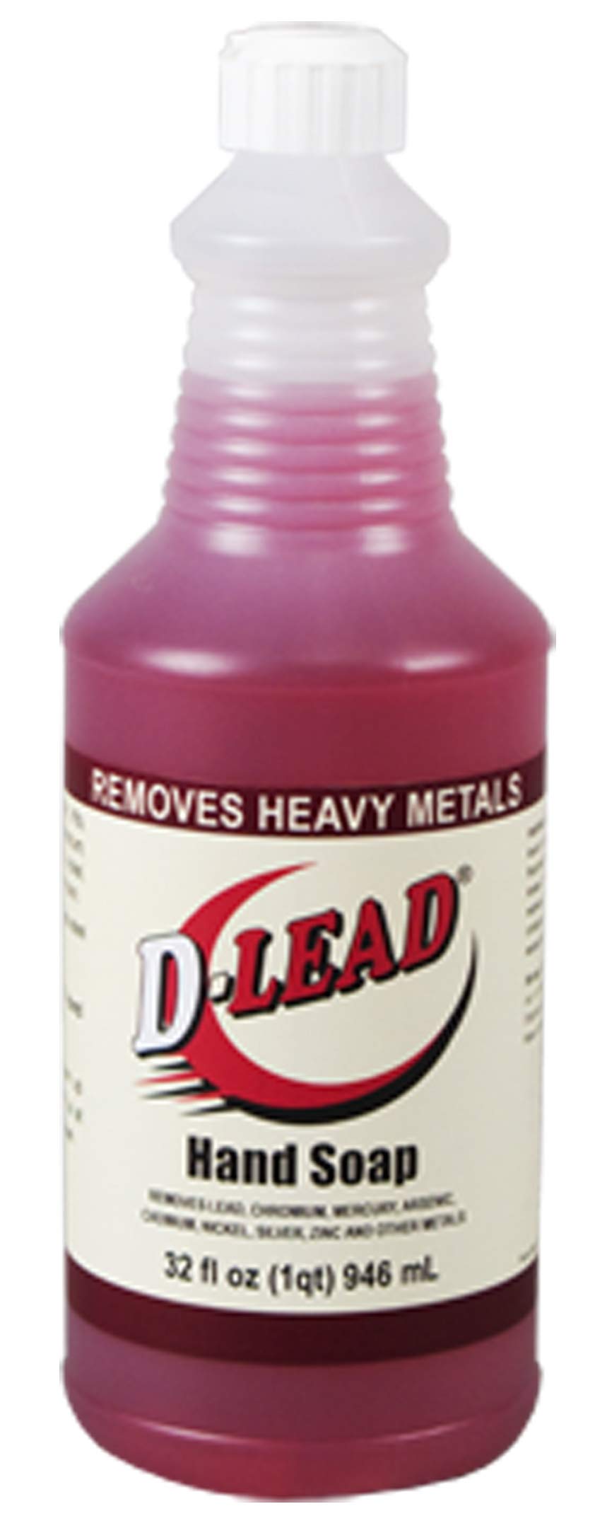 D-Lead Savon Mains 32oz avec pompe, élimine poussières métalliques et contaminants