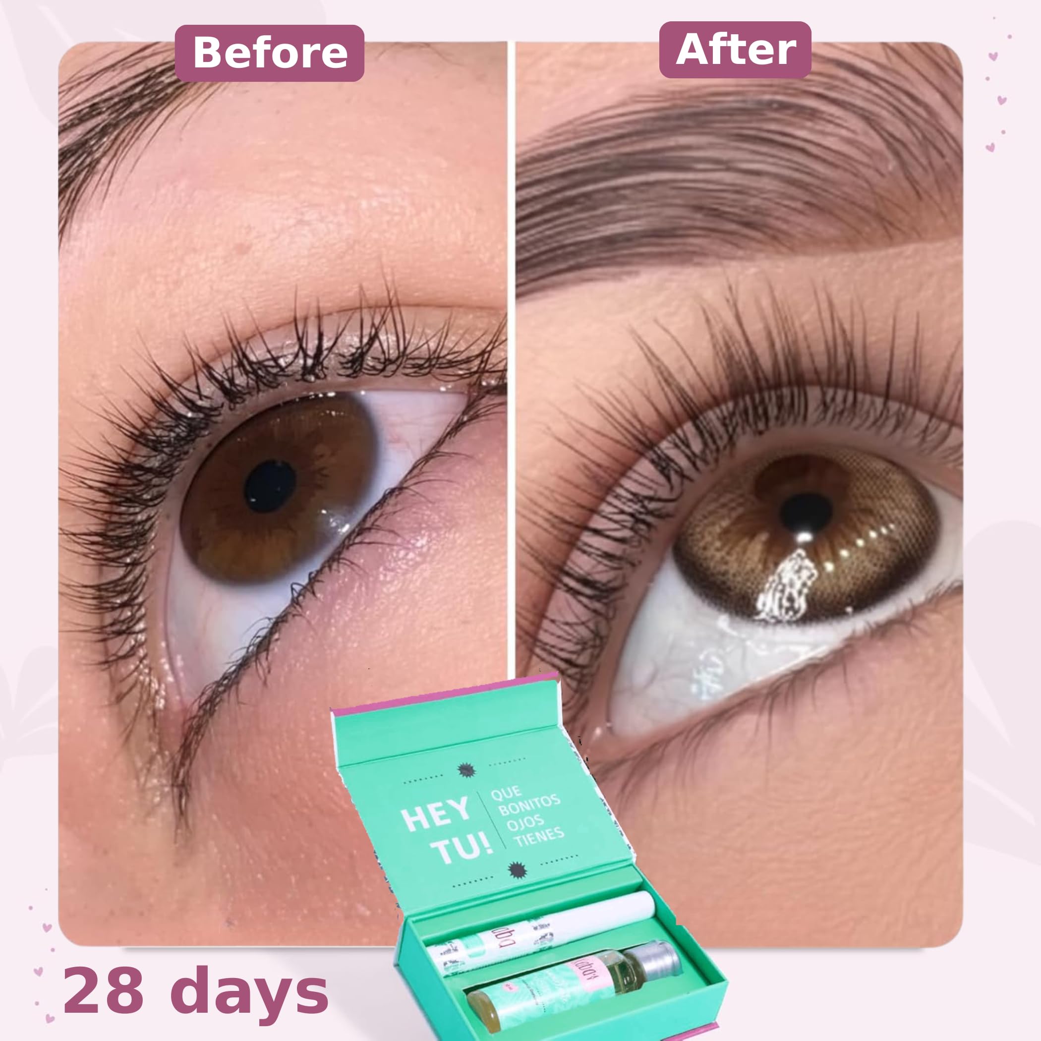 Sérum D'Luchi cils plus épais renforçant les cils.