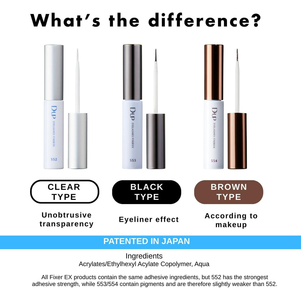Formulation douce pour les yeux avec D-UP EX 552