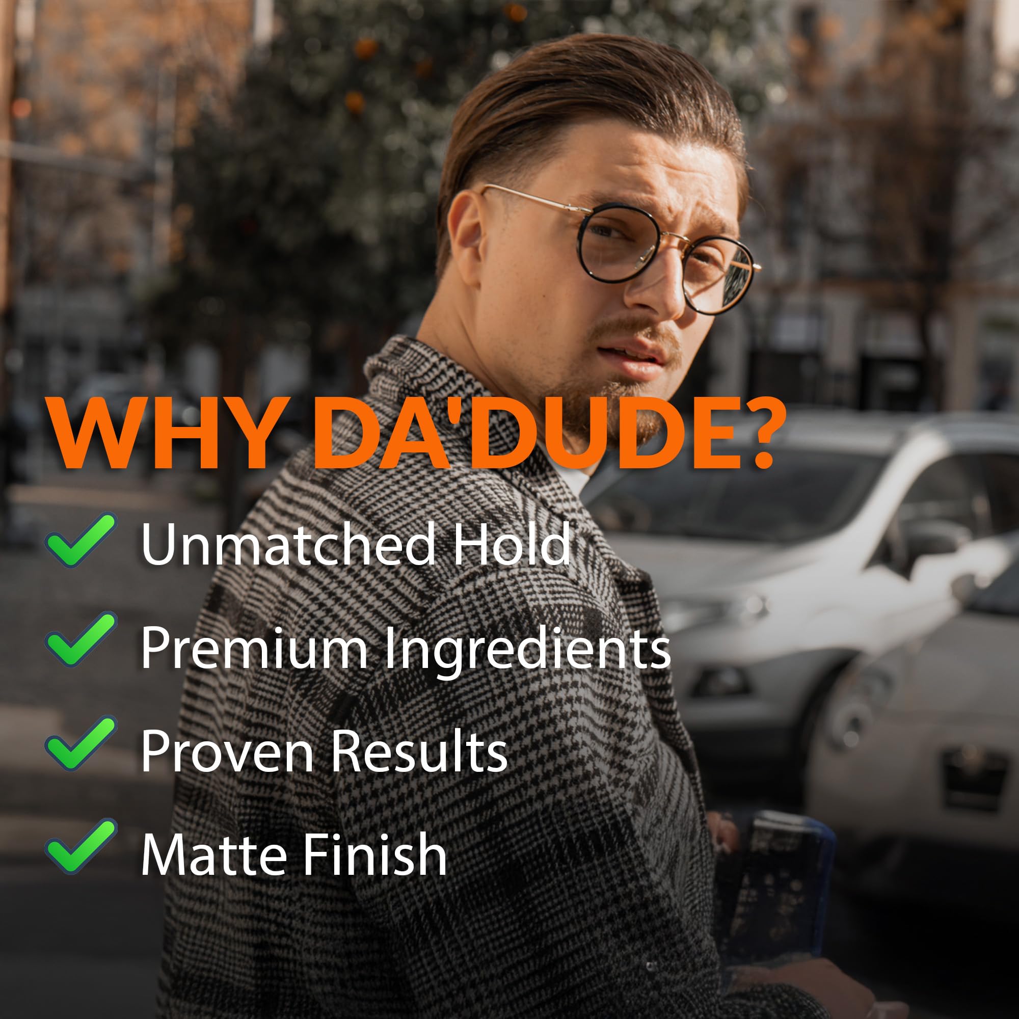 Da Dude Cire Coiffante: idéale pour coiffures texturées au bureau.